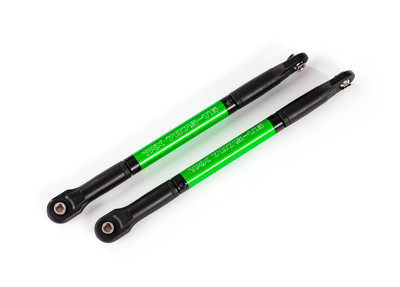 Push rods, aluminum (green-anodized), heavy duty (2) (assembled with rod ends and threaded inserts)
