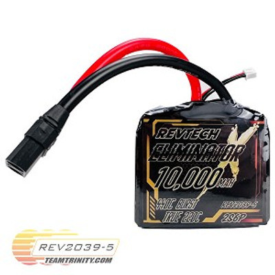 Trinity Revtech 2s 7.4v 10,000mah Eliminator X HoleShot w/XT90 Trinity Revtech 2s 7.4v 10,000mah Eliminator X HoleShot w/XT90