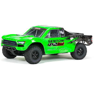 ARRMA 1/10 SENTON 4X2 BOOST MEGA 550 Brushed Short Course Truck RTR, Green ARRMA 1/10 SENTON 4X2 BOOST MEGA 550 Brushed Short Course Truck RTR, Green