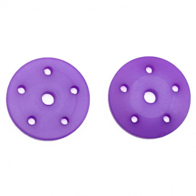 Ultimate Racing 16mm Conical Shock Pistons (Purple) (5X1.5MM) (2pcs)