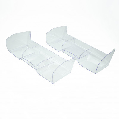 Ultimate Racing 1/8 Buggy Rear Lexan Wing (1.0mm) (Clear) (2pcs