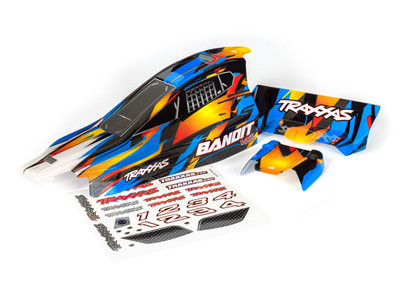 Traxxas Body, Bandit® VXL, Blue/ wing Traxxas Body, Bandit® VXL, Blue/ wing