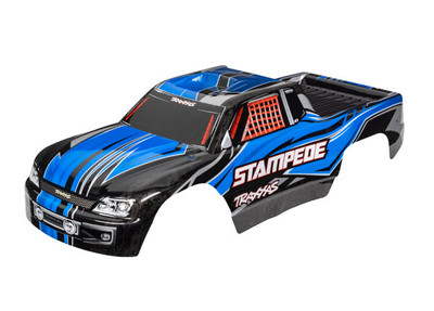 Traxxas Body, Stampede® Body (also fits Stampede® VXL), blue (painted) Traxxas Body, Stampede® Body (also fits Stampede® VXL), blue (painted)