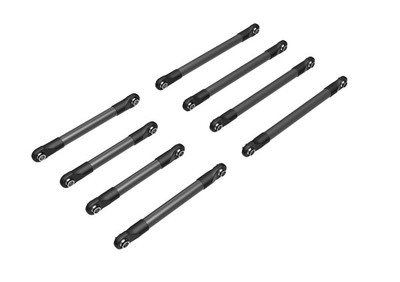 Traxxas Suspension Link Set, 6061-T6 Aluminum (Gray-anodized) Traxxas Suspension Link Set, 6061-T6 Aluminum (Gray-anodized)