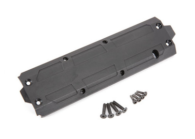 Skidplate, center/ 4x20 CCS (4)/ 3x10 CS (4) (fits Maxx® with extended chassis (352mm wheelbase))
Skidplate, center/ 4x20 CCS (4)/ 3x10 CS (4) (fits Maxx® with extended chassis (352mm wheelbase))