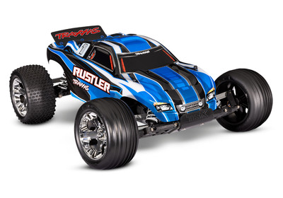 Traxxas Rustler 2wd 1/10 Scale Stadium Truck (Blue)  Traxxas Rustler 2wd 1/10 Scale Stadium Truck (Blue)