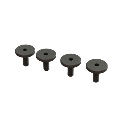 Arrma Large Head Screws, M3x8mm (4) Arrma Large Head Screws, M3x8mm (4)