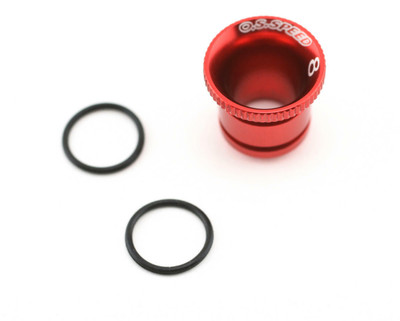 O.S. Speed Carburetor Reducer 8mm Red Speed 21 V-Spec O.S. Speed Carburetor Reducer 8mm Red Speed 21 V-Spec