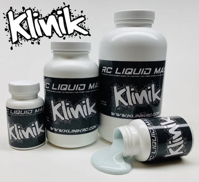 Klinik RC Liquid Painting Mask for RC Car/Truck Bodies (32oz.) Klinik RC Liquid Painting Mask for RC Car/Truck Bodies (32oz.)