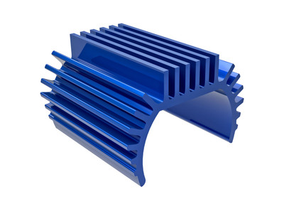 Heat sink, Titan® 87T motor (6061-T6 aluminum, blue-anodized)
Heat sink, Titan® 87T motor (6061-T6 aluminum, blue-anodized)