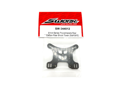 SWORKz Pro-composite Rear Carbon Fiber Shock Tower (Narrow) SWORKz Pro-composite Rear Carbon Fiber Shock Tower (Narrow)