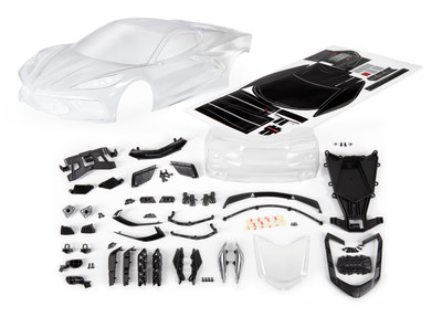 Traxxas Body, Chevrolet Corvette Stingray (clear, trimmed, requires painting) Traxxas Body, Chevrolet Corvette Stingray (clear, trimmed, requires painting)