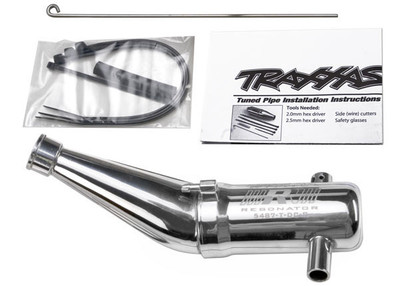 Tuned pipe, Resonator, R.O.A.R. legal (aluminum, double-chamber) (fits T-Maxx® vehicles with TRX® Racing Engines)
Tuned pipe, Resonator, R.O.A.R. legal (aluminum, double-chamber) (fits T-Maxx® vehicles with TRX® Racing Engines)