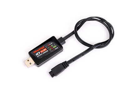 Charger, iD® Balance, USB (2-cell 7.4 volt LiPo with iD® connector only)
Charger, iD® Balance, USB (2-cell 7.4 volt LiPo with iD® connector only)