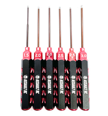 Assault RC Tactical Metric Hex Wrench Set (1.5, 2.0, 2.0B, 2.5, 2.5B, 3.0) Assault RC Tactical Metric Hex Wrench Set (1.5, 2.0, 2.0B, 2.5, 2.5B, 3.0)