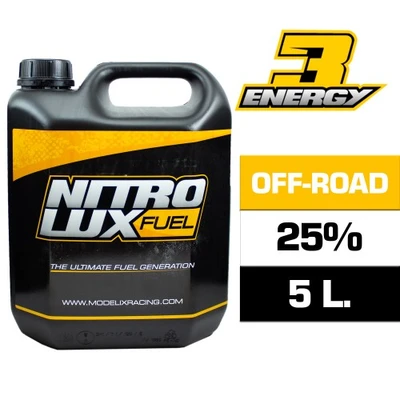 NITROLUX Energy 3 Off-Road PRO Nitro Race Fuel (25%) (5 L.) (1.3 Gal.)