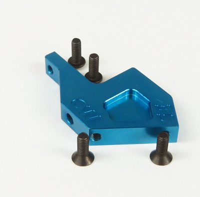 Custom Works 35 Degree Aluminum Front Suspension Mount (3mm threads) Custom Works 35 Degree Aluminum Front Suspension Mount (3mm threads)