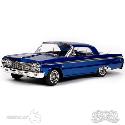 Redcat Sixtyfour RC Car 1:10 Scale 1964 Chevrolet Impala Hopping Lowrider (Blue Kandy & Chrome) Redcat Sixtyfour RC Car 1:10 Scale 1964 Chevrolet Impala Hopping Lowrider (Blue Kandy & Chrome)