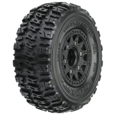 PROLINE 1/10 Trencher X Front/Rear 2.2"/3.0" SC Mounted 12mm Black Raid (2) PROLINE 1/10 Trencher X Front/Rear 2.2"/3.0" SC Mounted 12mm Black Raid (2)