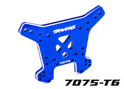Shock tower, rear, 7075-T6 aluminum (blue-anodized) (fits Sledge®)
Shock tower, rear, 7075-T6 aluminum (blue-anodized) (fits Sledge®)