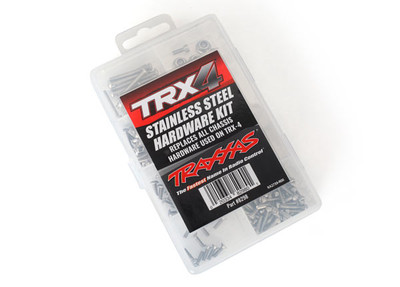 Traxxas Hardware kit, stainless steel, TRX-4 (contains all stainless steel hardware used on TRX-4®) Traxxas Hardware kit, stainless steel, TRX-4 (contains all stainless steel hardware used on TRX-4®)