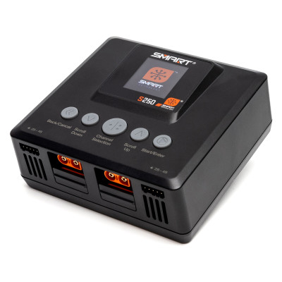 Spektrum RC S250 AC 2x50W Smart Charger Spektrum RC S250 AC 2x50W Smart Charger