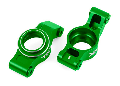 Traxxas Aluminum Stub Axle Carriers (XRT/Xmaxx) Green Traxxas Aluminum Stub Axle Carriers (XRT/Xmaxx) Green