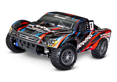 TRAXXAS Slash 4X4 BL-2s: 1/10 Scale 4WD Short Course (Red) TRAXXAS Slash 4X4 BL-2s: 1/10 Scale 4WD Short Course (Red)