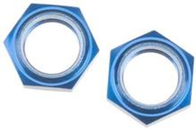 TEAM ASSOCIATED RC8 NYLOC WHEEL HEX NUTS (2) (ASC89094)