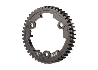 Traxxas Spur gear, 46-tooth (machined, hardened steel) (wide face, 1.0 metric pitch) Traxxas Spur gear, 46-tooth (machined, hardened steel) (wide face, 1.0 metric pitch)