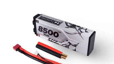 NitroPro 2s 7.4v 8500mah 140c LP stick pack 5mm Bullet/ w Deans Adapter NitroPro 2s 7.4v 8500mah 140c LP stick pack 5mm Bullet/ w Deans Adapter