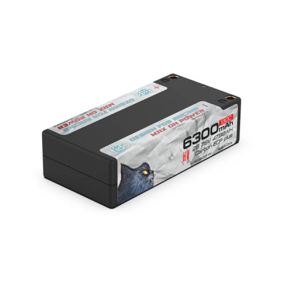 Fido LipoMaxx RC Racing Battery 6300mAh 2S 7.6V Shorty Pack High Voltage 5mm Plugs Fido LipoMaxx RC Racing Battery 6300mAh 2S 7.6V Shorty Pack High Voltage 5mm Plugs