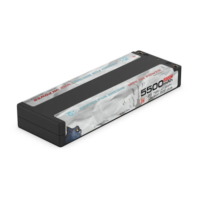 Fido LipoMaxx RC Racing Lipo Battery HV 5500mAh 2S 7.6V 200C Stick Pack Ultra LCG 5mm plugs
