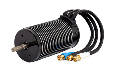 Traxxas Motor, 2000Kv 77mm, brushless with 6.5mm gold-plated connectors Traxxas Motor, 2000Kv 77mm, brushless with 6.5mm gold-plated connectors