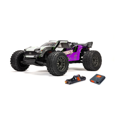 ARRMA 1/10 VORTEKS MEGA 550 2WD Stadium Truck RTR with Battery & Charger, Purple ARRMA 1/10 VORTEKS MEGA 550 2WD Stadium Truck RTR with Battery & Charger, Purple