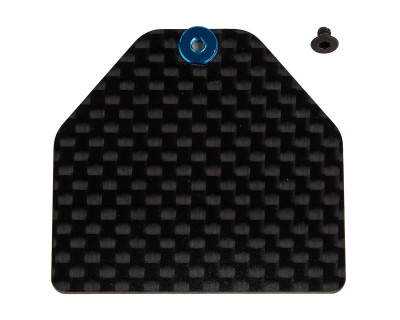 Team Associated RC10B7 Factory Team Carbon Fiber Servo Weight Plate (4g) Team Associated RC10B7 Factory Team Carbon Fiber Servo Weight Plate (4g)