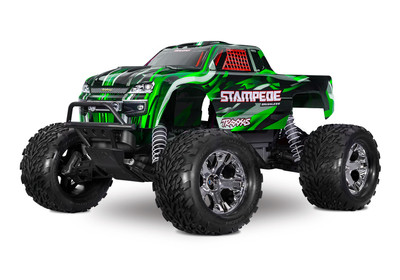 Traxxas Stampede BL-2s HD RTR 1/10 2WD Brushless Monster Truck w/BL-2s ESC & TQ 2.4GHz Radio (Green)
