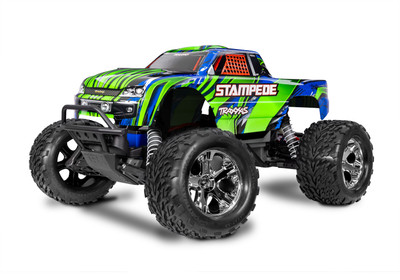 Traxxas Stampede HD 1/10 RTR 2WD Electric Monster Truck w/XL-5 ESC, TQ 2.4GHz Radio, Battery & USB-C Charger (Green)