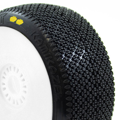 ProCircuit KAMIKAZE v2 Buggy S2 (SOFT) Pre-Mounted White (2pcs.) ProCircuit KAMIKAZE v2 Buggy S2 (SOFT) Pre-Mounted White (2pcs.)