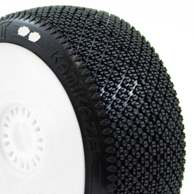 ProCircuit KAMIKAZE v2 Buggy S1 (Super-SOFT) Pre-Mounted White (2pcs.) ProCircuit KAMIKAZE v2 Buggy S1 (Super-SOFT) Pre-Mounted White (2pcs.)