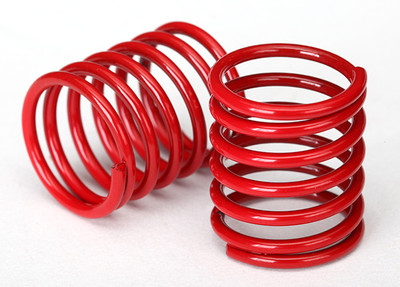 Traxxas 4-Tec Spring, shock (red) (3.7 rate) (2) Traxxas 4-Tec Spring, shock (red) (3.7 rate) (2)