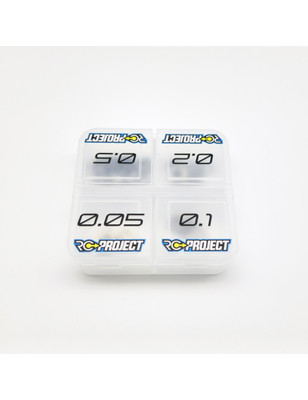 RC-Project Clutch Bell Shim Kit (0.05,0.1,0.2,0.5mm each 20pcs.) RC-Project Clutch Bell Shim Kit (0.05,0.1,0.2,0.5mm each 20pcs.)