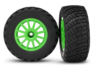Tires & wheels, assembled, glued (green wheels, gravel pattern tires, foam inserts) (2) (TSM® rated)
Tires & wheels, assembled, glued (green wheels, gravel pattern tires, foam inserts) (2) (TSM® rated)