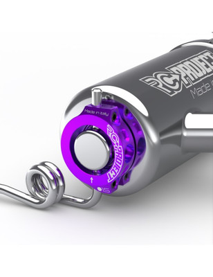 RC-Project "The Ring" muffler support (Purple)