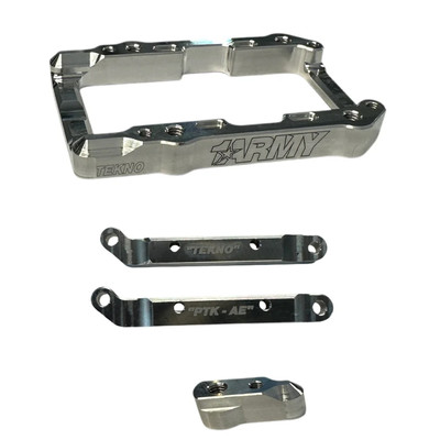 1Army Tekno "Flexi" Engine Mount (SILVER) 1Army Tekno "Flexi" Engine Mount (SILVER)