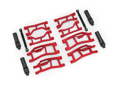 Traxxas Blue HD WideMaxx Suspension Kit (Red) Traxxas Blue HD WideMaxx Suspension Kit (Red)