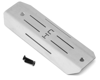 Hot Racing Stainless Steel Center Skid Plate for Traxxas® Mini Maxx® (Silver) Hot Racing Stainless Steel Center Skid Plate for Traxxas® Mini Maxx® (Silver)