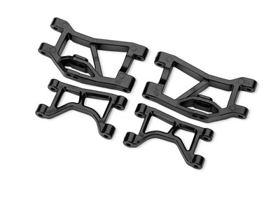 Traxxas Black Rear Upper & Lower Suspension Arms (L&R) Traxxas Black Rear Upper & Lower Suspension Arms (L&R)