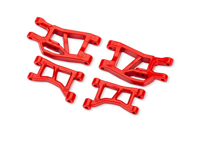 Traxxas Red Front Upper & Lower Suspension Arms (L&R)