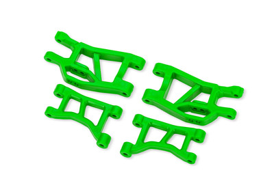 Traxxas Green Front Upper & Lower Suspension Arms (L&R)